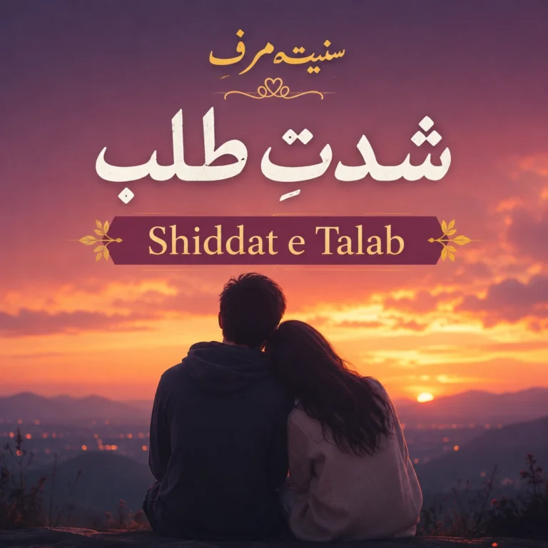 Shiddat e Talab — Urdu Novel by Suneha Rauf